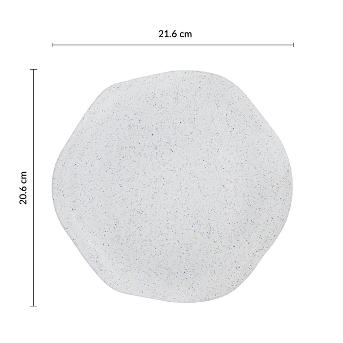 Plato Organico Coupe 21.6 Cm Blanco Orion Cosmos