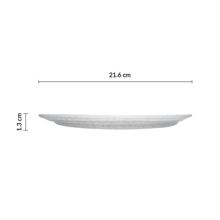 Plato Organico Coupe 21.6 Cm Blanco Orion Cosmos