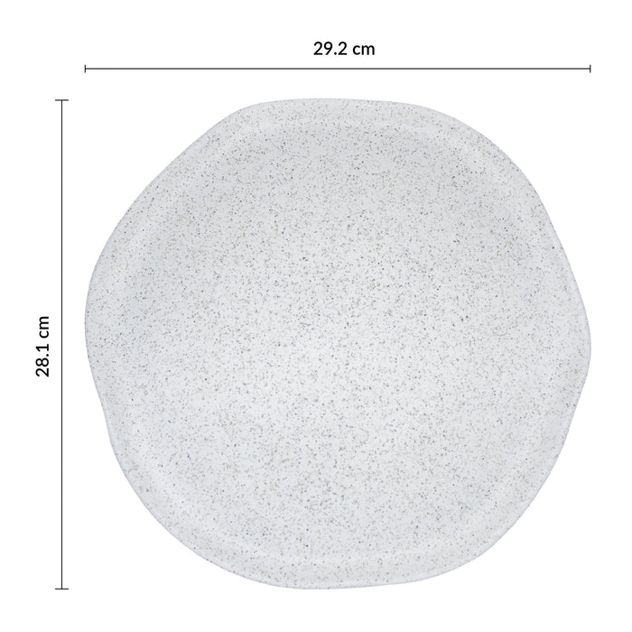 Plato Organico Coupe 29.2 Cm Blanco Orion Cosmos