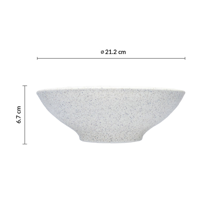 Bowl 30 Oz (963ml) 21.2 Cm Blanco Orion Cosmos
