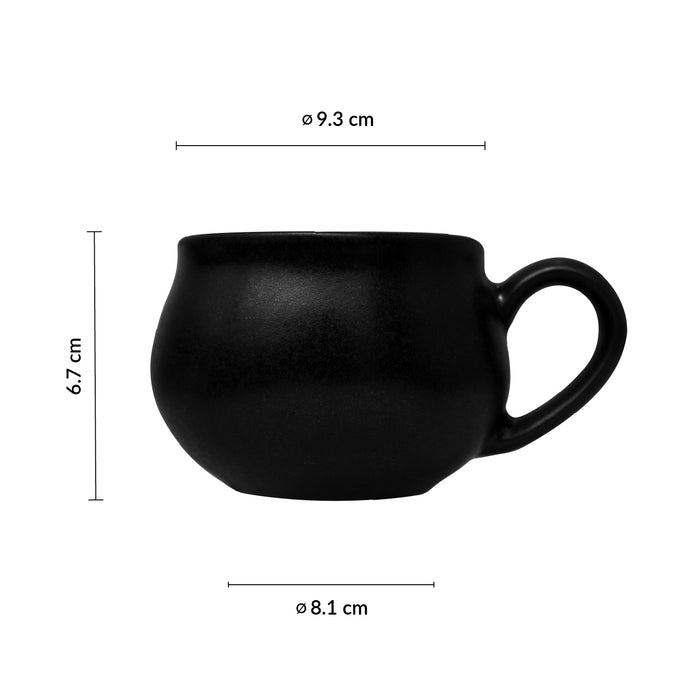 Taza 9 1/4 Oz (274ml) Negro Pluton Cosmos