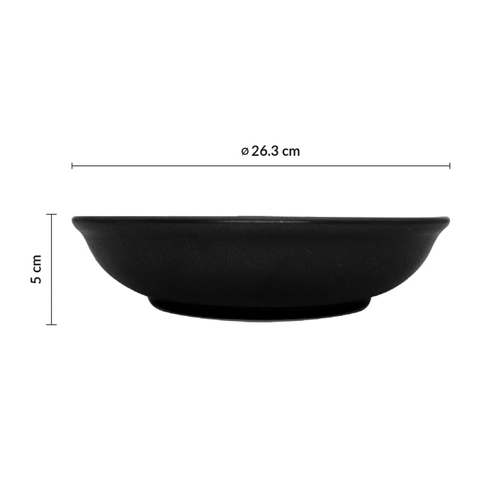 Plato Coupe Hondo 1.5 L Negro Pluton Cosmos