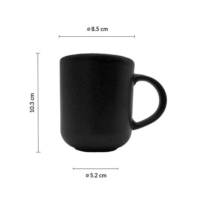 Tarro Mug 13 Oz (385ml) Negro Pluton Cosmos