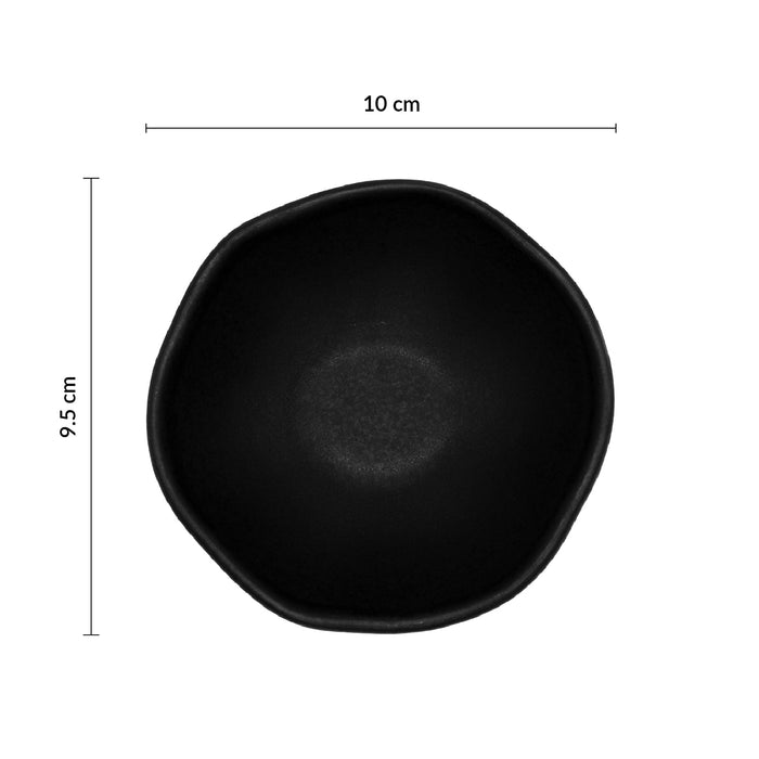 Ramekin 2.4 Oz (70.9ml) Negro Pluton Cosmos