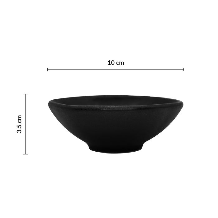 Ramekin 2.4 Oz (70.9ml) Negro Pluton Cosmos