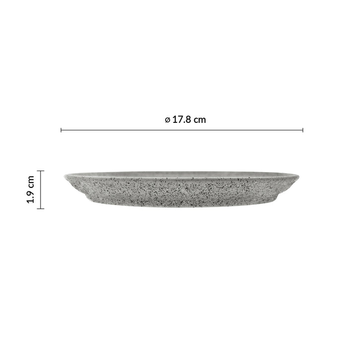 Plato Coupe 17.8 cm Gris Moon