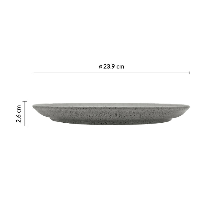 Plato Coupe 23.9 cm Gris Moon