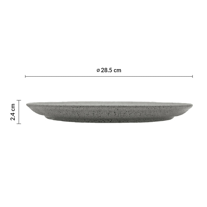 Plato Coupe 28.5 cm Gris Moon Cosmos
