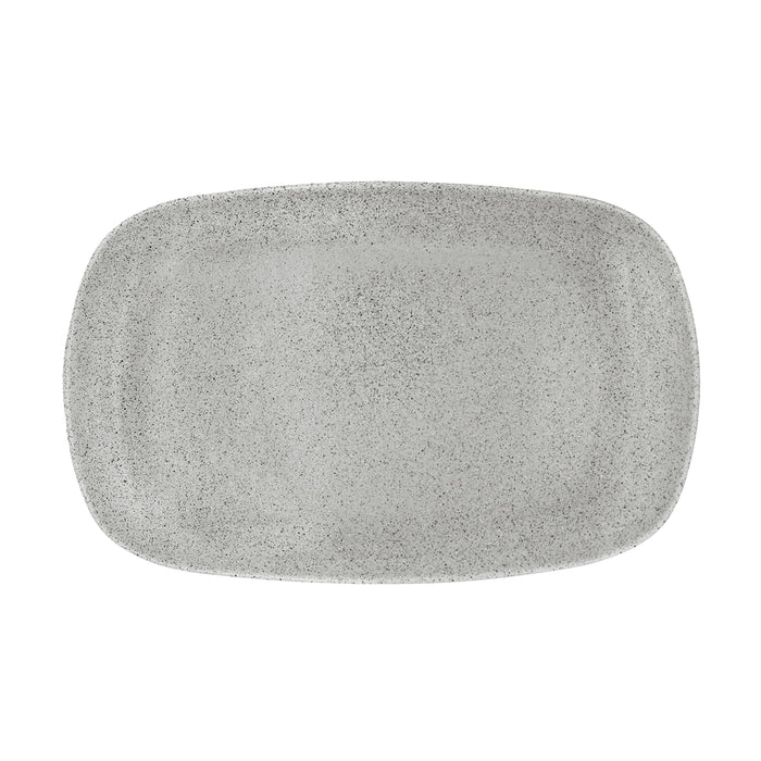Charola Rectangular 33.8 X 21.3 Cm Gris Moon Cosmos
