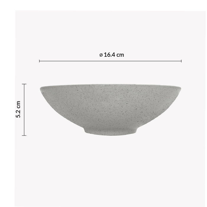 Bowl 12 3/4 Oz (403ml) 16.4 Cm Gris Moon Cosmos