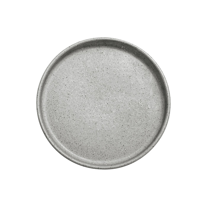 Plato Trinche con Borde Alto Apilable 15.5 cm Gris Moon Rustic