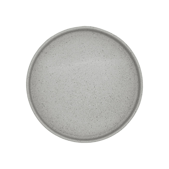 Plato Trinche con Borde Alto Apilable 20.4 cm Gris Moon Rustic