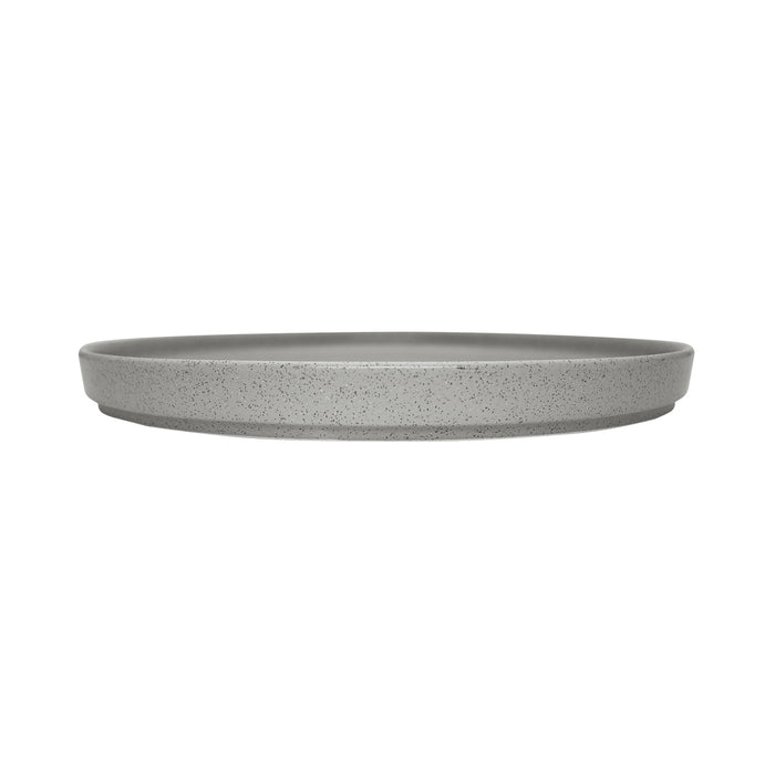 Plato Trinche con Borde Alto Apilable 27.9 cm Gris Moon Rustic