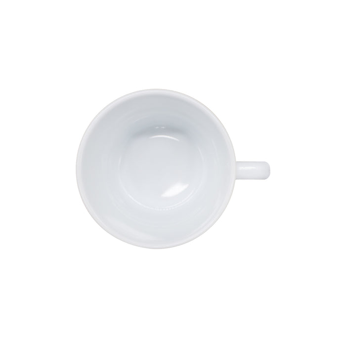 Taza Café Apilable 7 3/8 Oz (217ml) Vidrio Blanco Careware