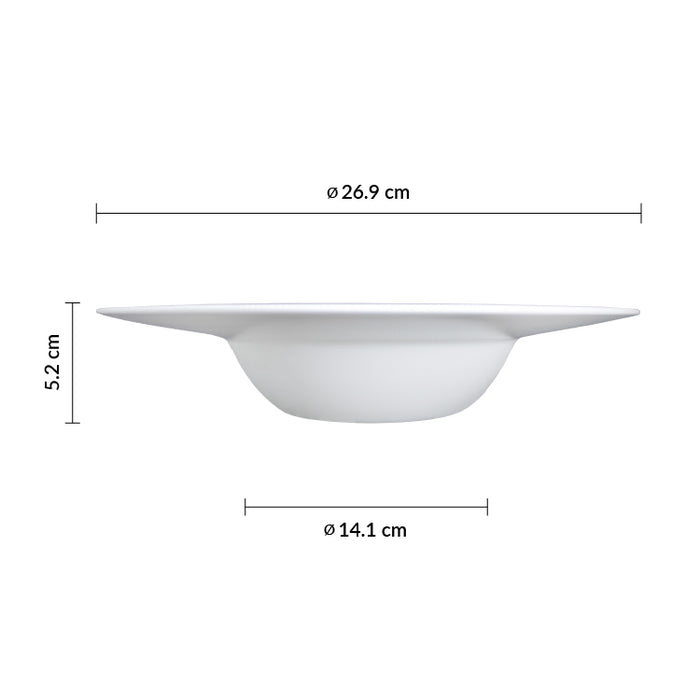 Plato Hondo 26.9 Cm Vidrio Opal Grangusto