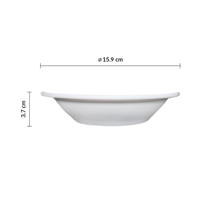 Bowl 9 1/4 Oz (273ml) 15.9 Cm Vidrio Templado Opal Restaurant White