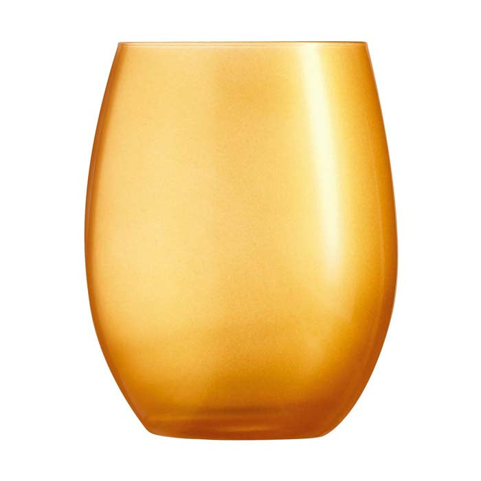 Vaso High Ball 12 Oz (355ml) Vidrio Krysta Oro Primarific