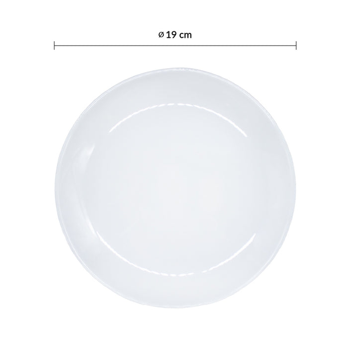 Plato Coupe 19 cm Vidrio Templado Opal Evolutions