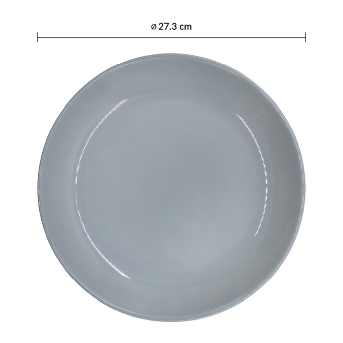 Plato Coupe 27.3 cm Vidrio Templado Opal Granit Evolutions
