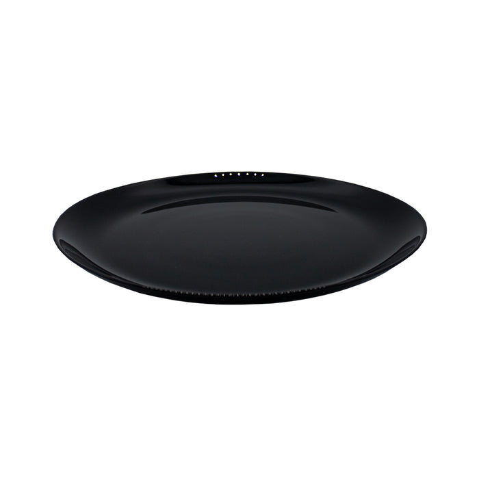Plato Coupe 27.3 cm Vidrio Templado Opal Negro Evolutions