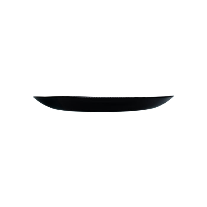 Plato Coupe 19 cm Vidrio Templado Opal Negro Evolutions