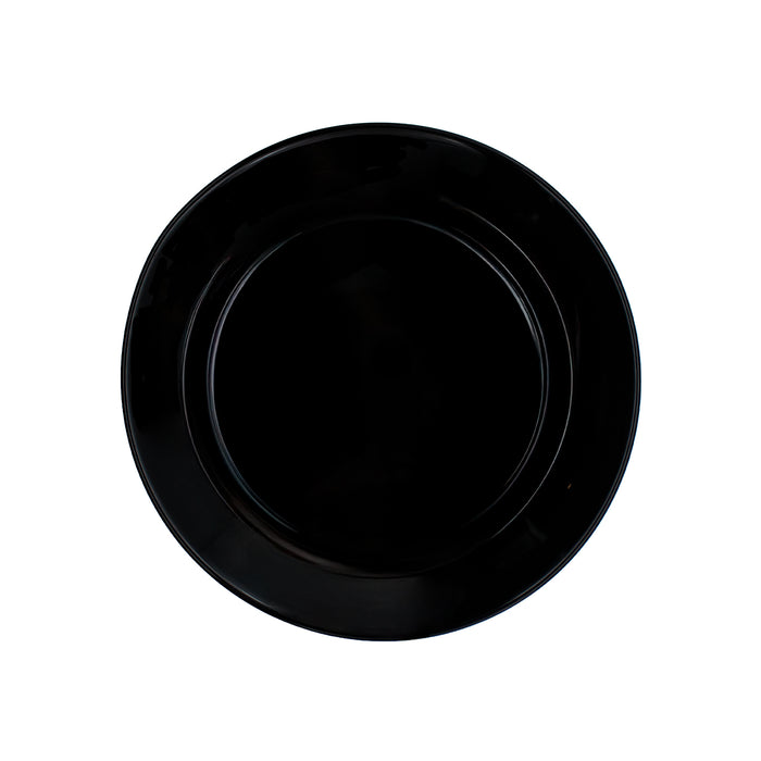 Plato Coupe 19 cm Vidrio Templado Opal Negro Evolutions