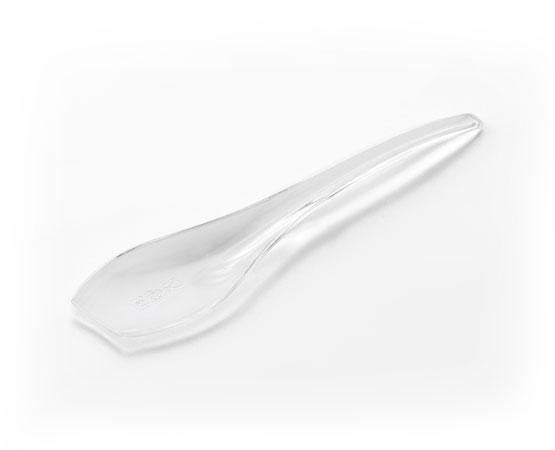Cucharilla Degustación 9x2.2x0.4 cm Plastico Transparente 100 Piezas OUTLET
