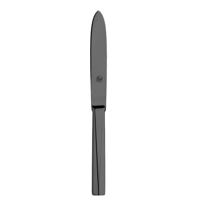 Cuchillo Mesa PVD Black Mirror Duecento