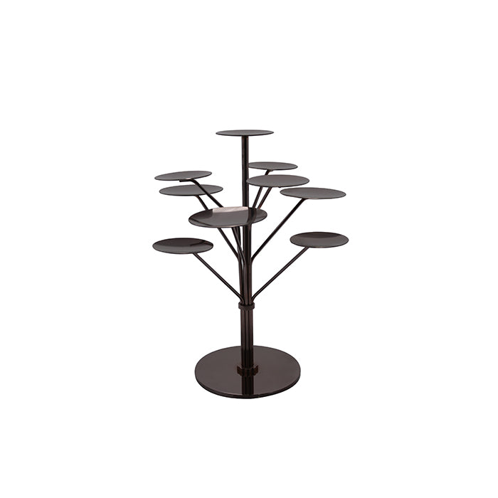 Exhibidor 10 Mini Platos PVD Copper Petit Essenza Fours