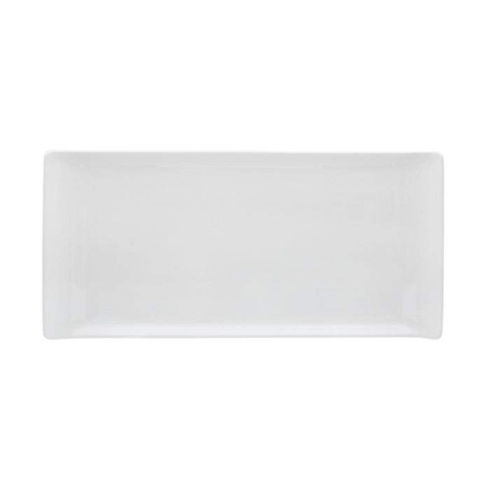 Plato Rectangular 30.3x14.4 cm Blanco Buffet
