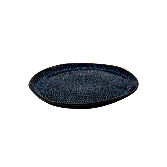 Plato Coupe Organico 16.8 cm Sapphire Blue Envisage Cascade