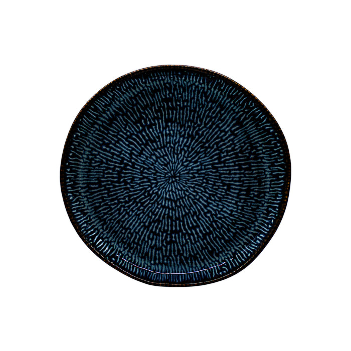 Plato Coupe Organico 16.8 cm Sapphire Blue Envisage Cascade