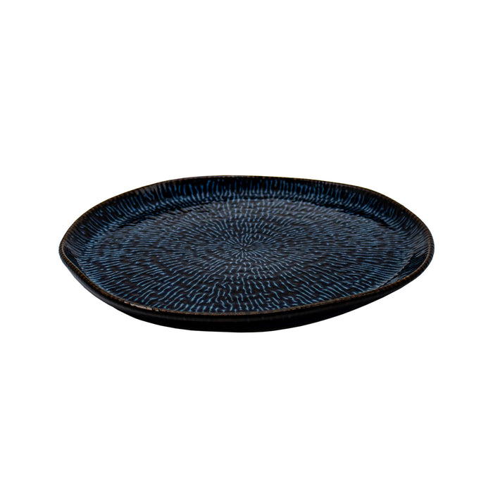 Plato Coupe Organico 25.6 cm Sapphire Blue Envisage Cascade