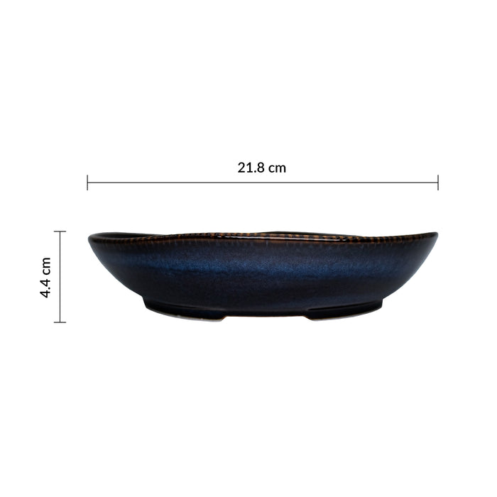 Bowl Organico 27 Oz (798ml) 21.8 cm Sapphire Blue Envisage Cascade