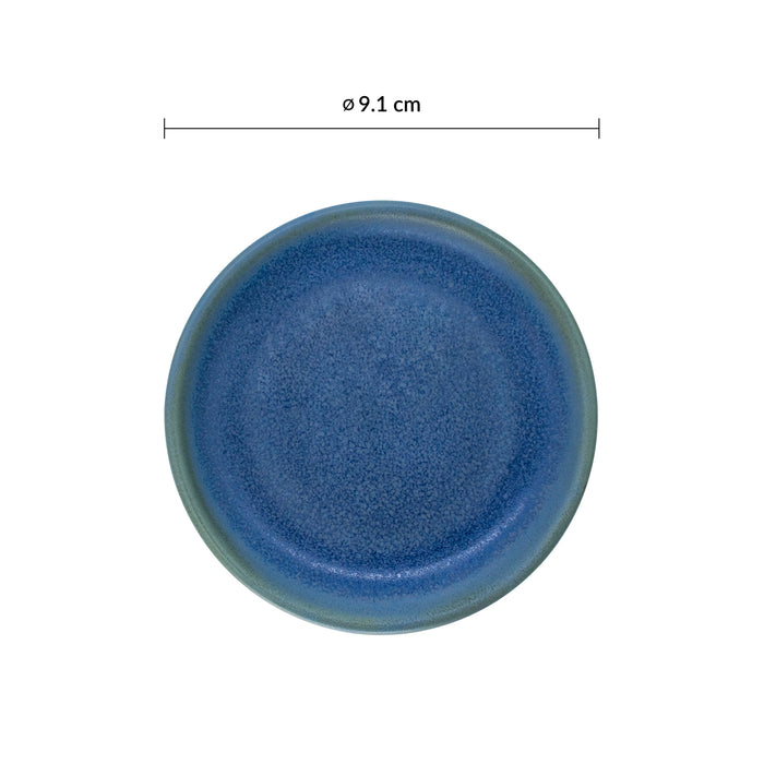 Mini Plato Redondo 3 oz (88ml) 9.1 cm Oslo Blue Emerge