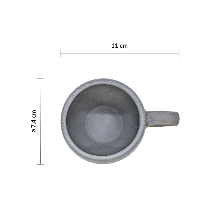 Taza Cafe 8 oz (236ml) Seattle Grey Emerge