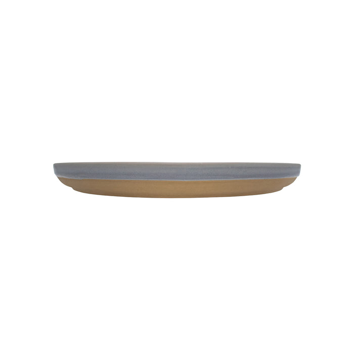 Plato Redondo Borde Alto 21 cm Seattle Grey Emerge