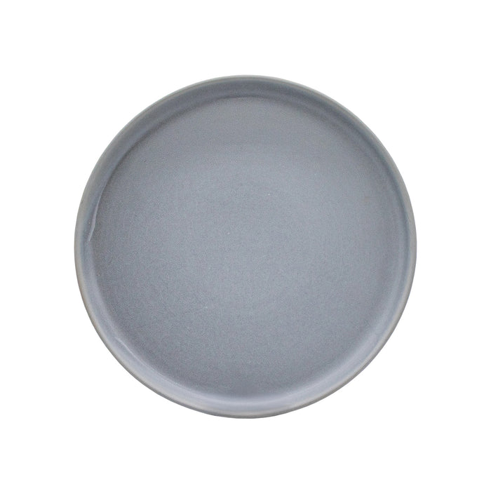 Plato Redondo Borde Alto 21 cm Seattle Grey Emerge