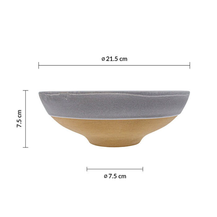 Ensaladera 1.3 Lt 21.5 cm Seattle Grey Emerge