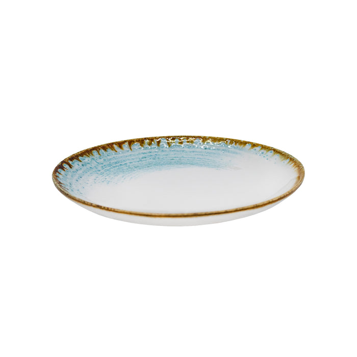 Plato Coupe 21.7 Cm Aquamarine Homespun Accents
