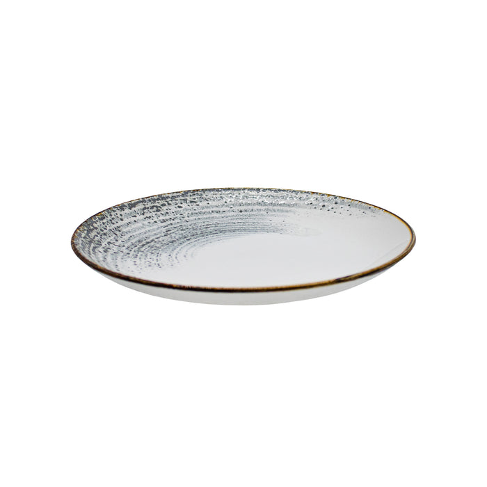 Plato Coupe 22 cm Jasper Grey Homespun Accents