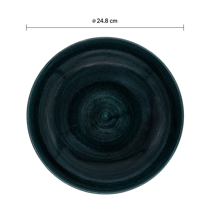Bowl Coupe 40 oz (1182ml) Rustic Teal Stonecast Patina