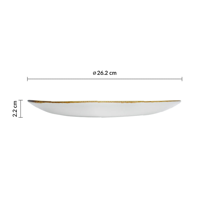Plato Coupe 26.2 cm Olive Stonecast Plum