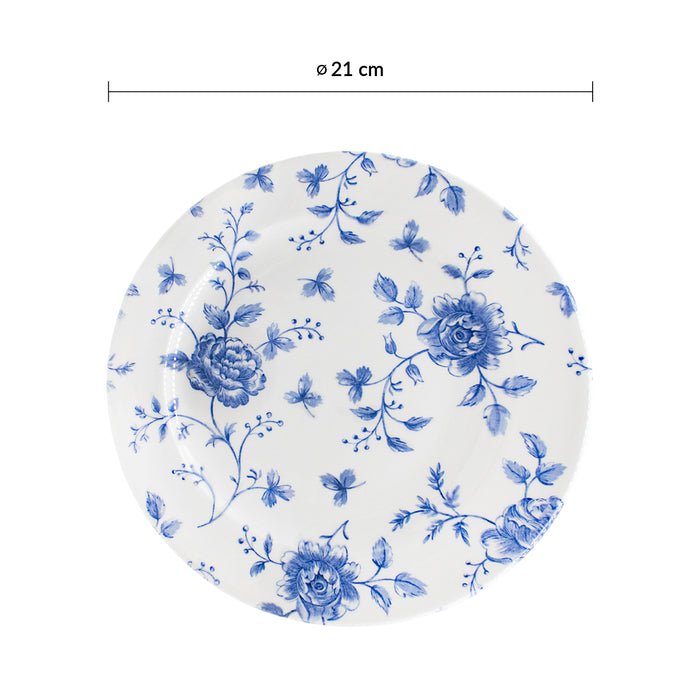 Plato Trinche 20.3 cm Rose Chinz Prague Vintage Prints
