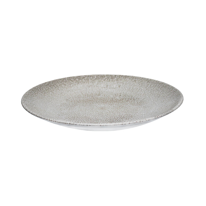 Plato Hondo Coupe 27.5 cm Agate Grey Raku Studio Prints