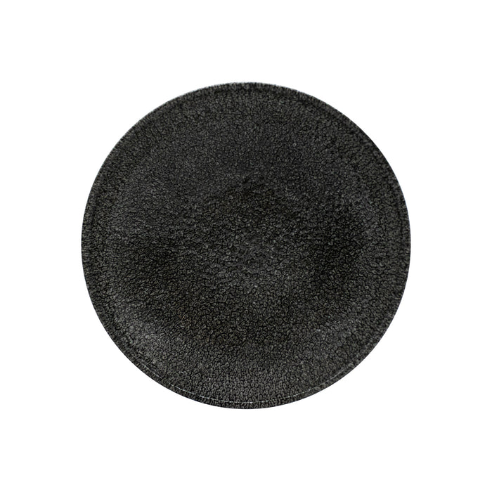 Bowl Coupe 15 Oz (443ml) 18.3 Cm Quartz Black Raku Studio Prints