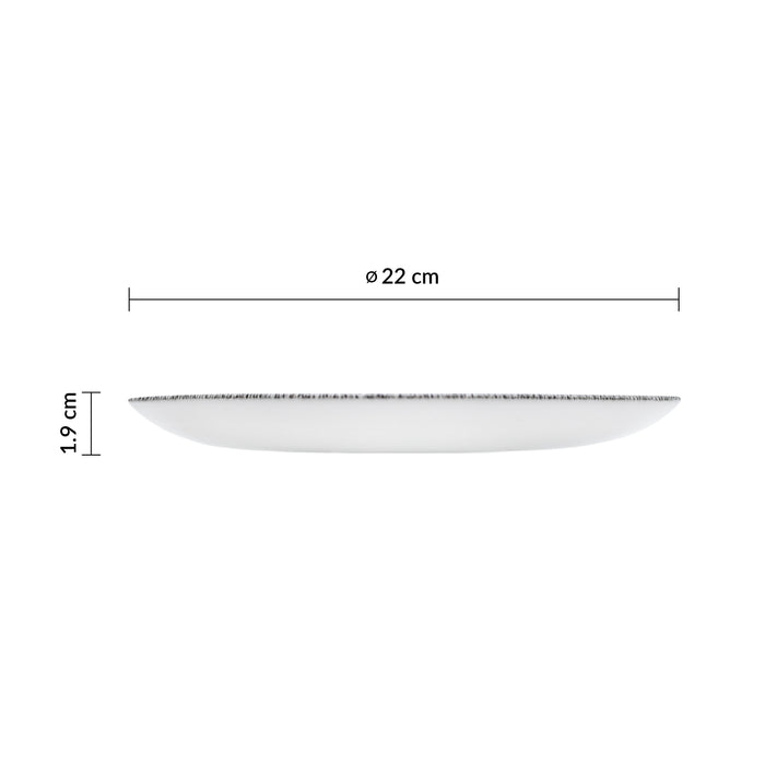 Plato Coupe 22 cm Quartz Black