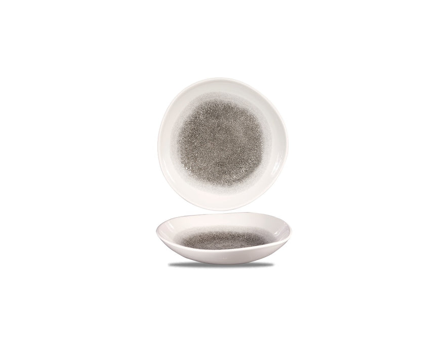 Bowl Organico 38 Oz (1124ml) 25 Cm Quartz Black Raku Studio Prints