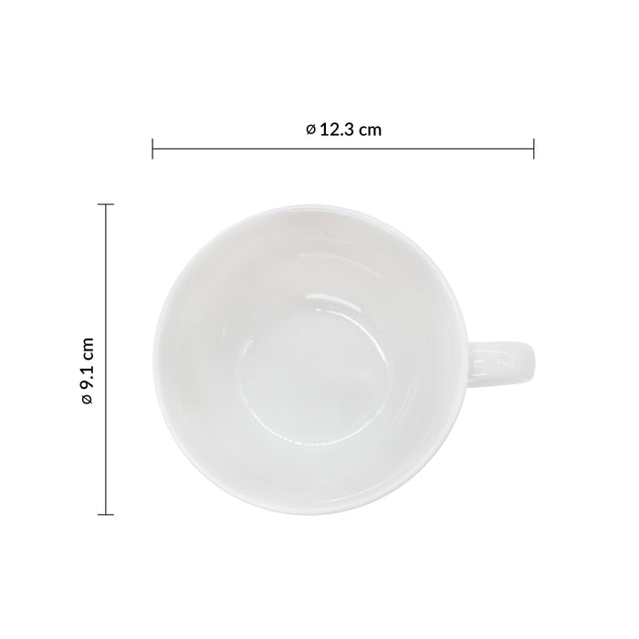 Taza Cafe 8 Oz (236ml) 5.5 Cm Topaz Blue Raku