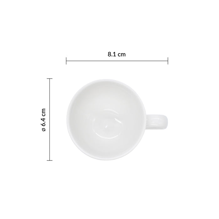 Taza Moka 3.5 Oz (103ml) 5.6 cm Topaz Blue Raku